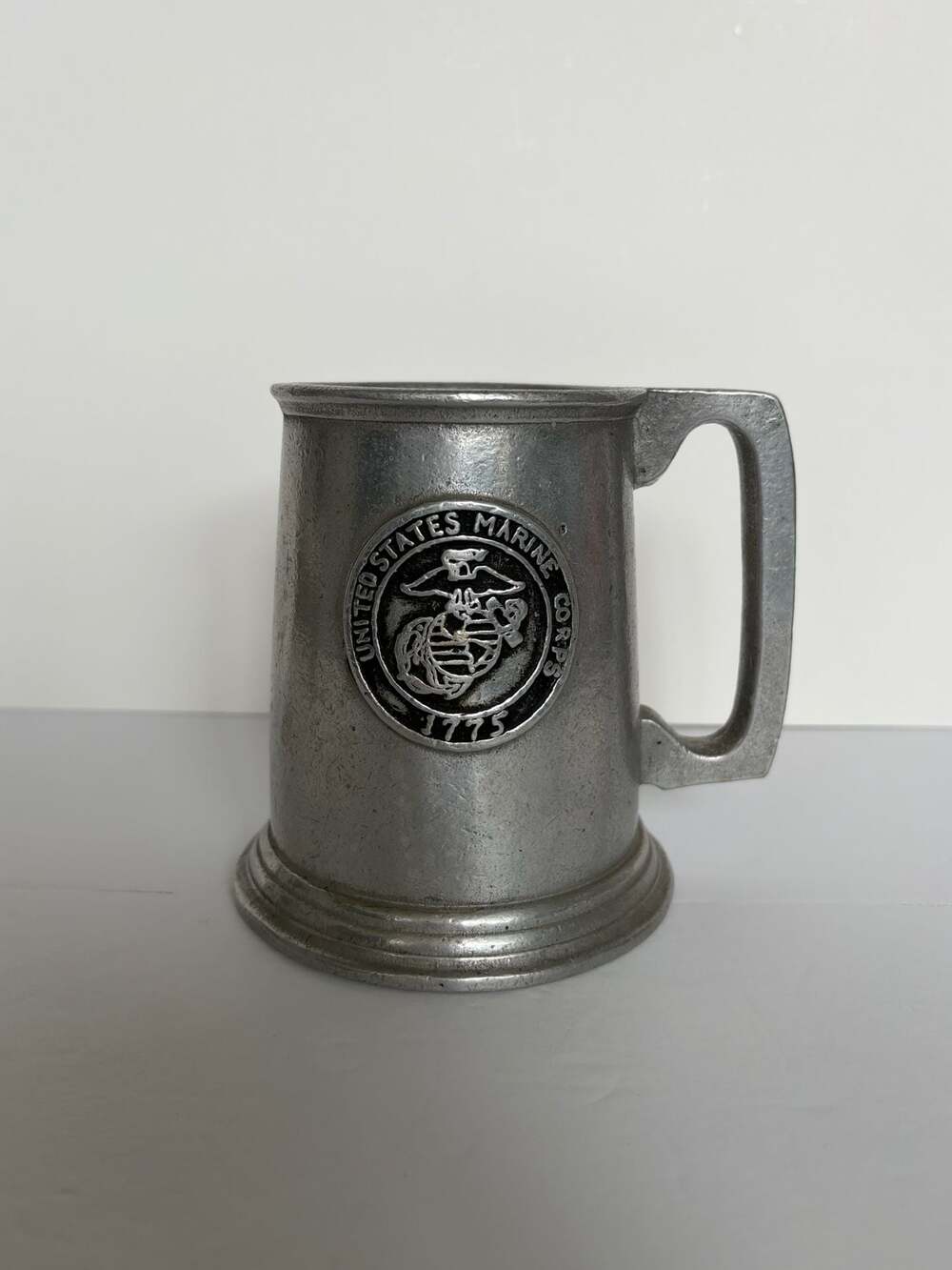 Vintage Wilton Armetale Pewter Tankard Mug With Pennsylvania State Seal Emblem
